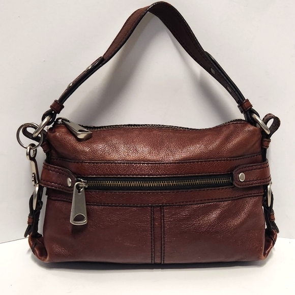Fossil Bags Vintage Fifty Four Fossil Leather Shoulder Bag Poshmark